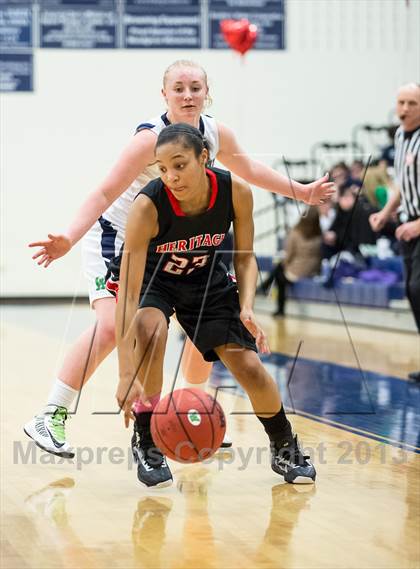 Thumbnail 2 in Heritage vs Woodgrove (Dulles District Semifinal) photogallery.