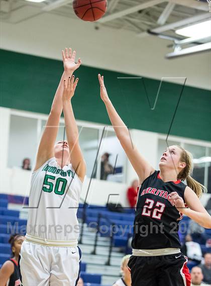 Thumbnail 2 in Heritage vs Woodgrove (Dulles District Semifinal) photogallery.
