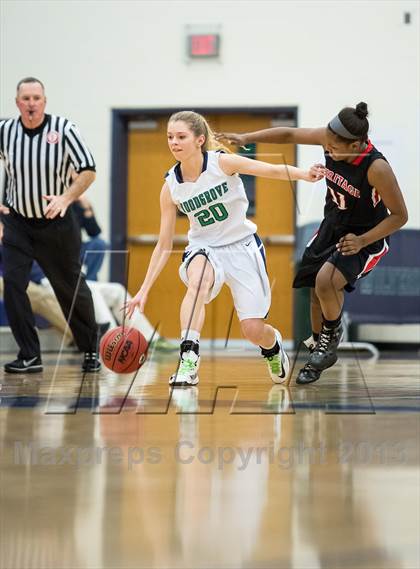 Thumbnail 2 in Heritage vs Woodgrove (Dulles District Semifinal) photogallery.
