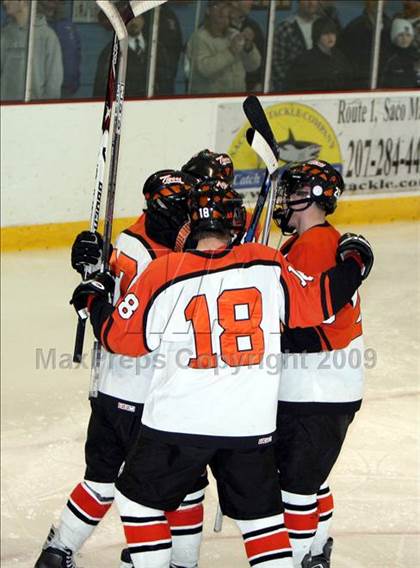 Thumbnail 2 in Biddeford vs Westbrook (SMAA Class A West Preliminary Round) photogallery.