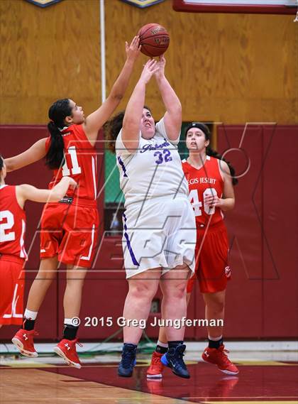 Thumbnail 3 in Regis Jesuit vs. Piedmont (Cardinal Newman Classic) photogallery.