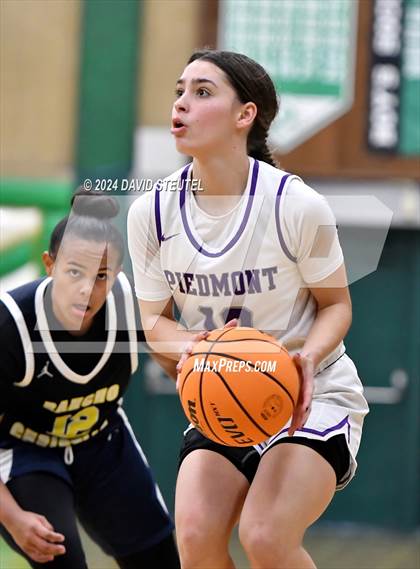 Thumbnail 1 in Rancho Christian vs. Piedmont (St. Mary's MLK Showcase) photogallery.