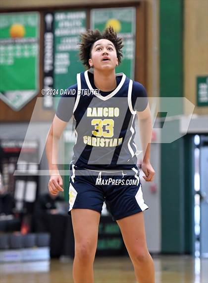 Thumbnail 2 in Rancho Christian vs. Piedmont (St. Mary's MLK Showcase) photogallery.