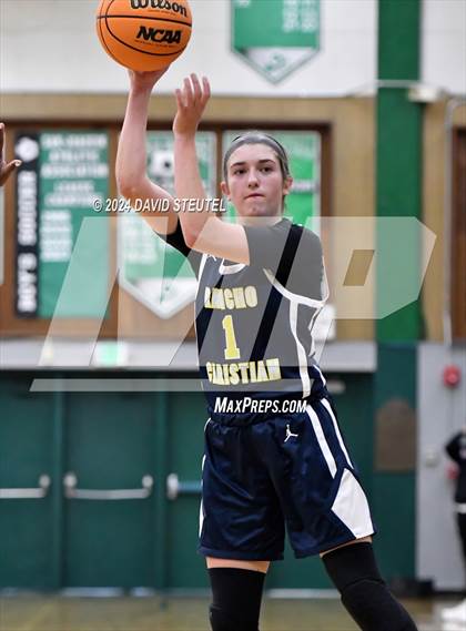 Thumbnail 1 in Rancho Christian vs. Piedmont (St. Mary's MLK Showcase) photogallery.