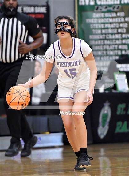 Thumbnail 3 in Rancho Christian vs. Piedmont (St. Mary's MLK Showcase) photogallery.