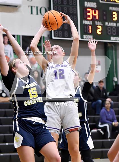 Thumbnail 3 in Rancho Christian vs. Piedmont (St. Mary's MLK Showcase) photogallery.