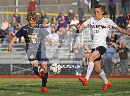 Thumbnail 1 in RHAM vs. Ellington (CIAC Class M First Round) photogallery.