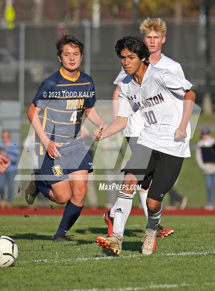 Thumbnail 1 in RHAM vs. Ellington (CIAC Class M First Round) photogallery.
