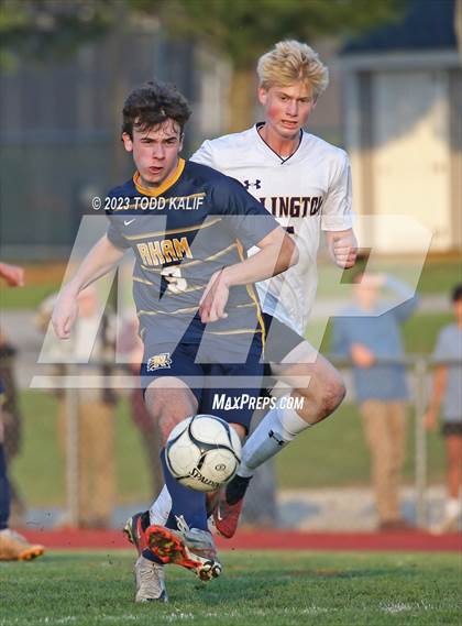 Thumbnail 2 in RHAM vs. Ellington (CIAC Class M First Round) photogallery.