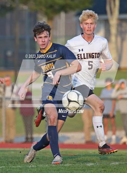 Thumbnail 1 in RHAM vs. Ellington (CIAC Class M First Round) photogallery.