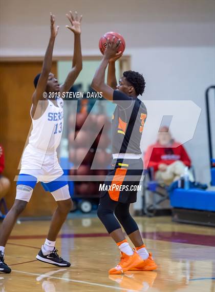Thumbnail 2 in Serra vs. Corona del Sol  (Visit Mesa Basketball Challenge) photogallery.
