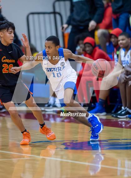 Thumbnail 2 in Serra vs. Corona del Sol  (Visit Mesa Basketball Challenge) photogallery.