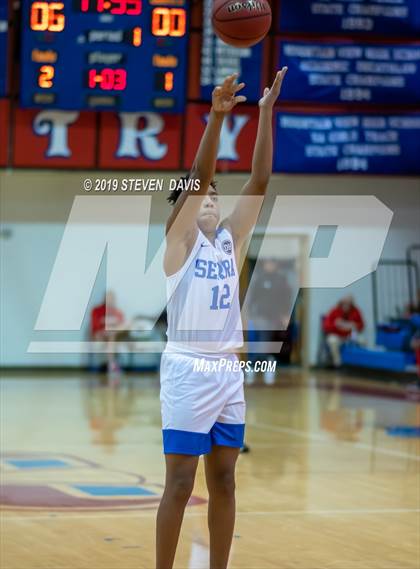 Thumbnail 3 in Serra vs. Corona del Sol  (Visit Mesa Basketball Challenge) photogallery.