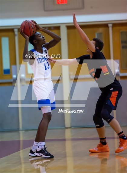 Thumbnail 3 in Serra vs. Corona del Sol  (Visit Mesa Basketball Challenge) photogallery.