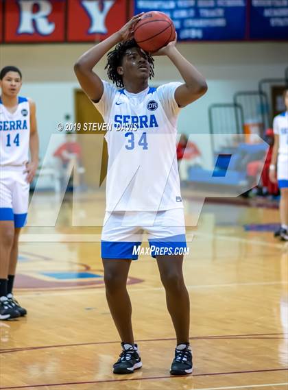 Thumbnail 1 in Serra vs. Corona del Sol  (Visit Mesa Basketball Challenge) photogallery.