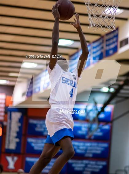Thumbnail 2 in Serra vs. Corona del Sol  (Visit Mesa Basketball Challenge) photogallery.