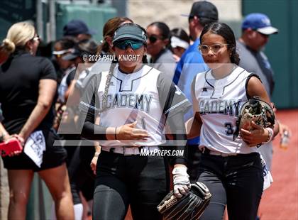 Thumbnail 2 in Santa Gertrudis Academy vs. Coahoma (UIL 3A Softball Final) photogallery.