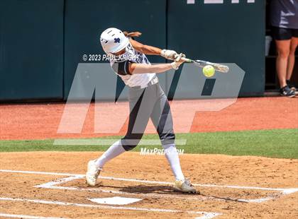 Thumbnail 3 in Santa Gertrudis Academy vs. Coahoma (UIL 3A Softball Final) photogallery.