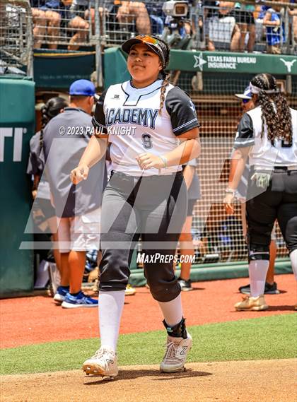 Thumbnail 2 in Santa Gertrudis Academy vs. Coahoma (UIL 3A Softball Final) photogallery.