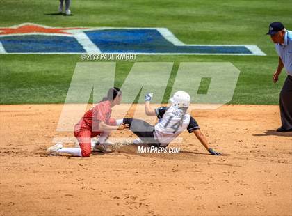 Thumbnail 1 in Santa Gertrudis Academy vs. Coahoma (UIL 3A Softball Final) photogallery.