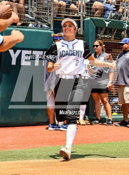 Thumbnail 1 in Santa Gertrudis Academy vs. Coahoma (UIL 3A Softball Final) photogallery.