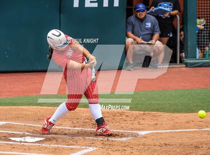 Thumbnail 1 in Santa Gertrudis Academy vs. Coahoma (UIL 3A Softball Final) photogallery.