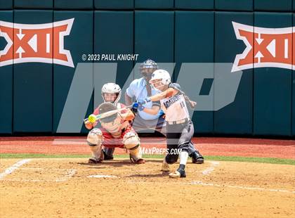 Thumbnail 2 in Santa Gertrudis Academy vs. Coahoma (UIL 3A Softball Final) photogallery.