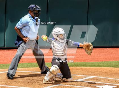 Thumbnail 2 in Santa Gertrudis Academy vs. Coahoma (UIL 3A Softball Final) photogallery.