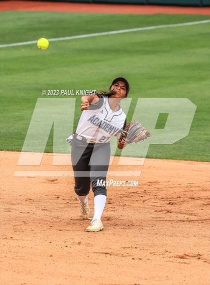 Thumbnail 1 in Santa Gertrudis Academy vs. Coahoma (UIL 3A Softball Final) photogallery.