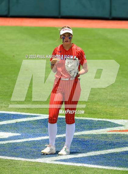 Thumbnail 1 in Santa Gertrudis Academy vs. Coahoma (UIL 3A Softball Final) photogallery.