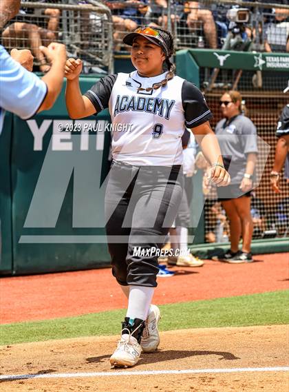 Thumbnail 3 in Santa Gertrudis Academy vs. Coahoma (UIL 3A Softball Final) photogallery.