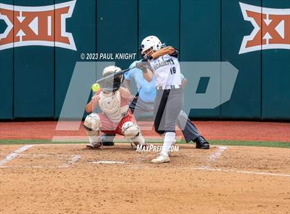 Thumbnail 3 in Santa Gertrudis Academy vs. Coahoma (UIL 3A Softball Final) photogallery.