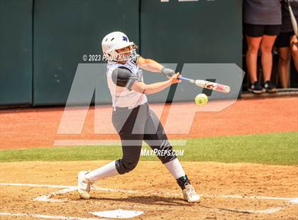 Thumbnail 3 in Santa Gertrudis Academy vs. Coahoma (UIL 3A Softball Final) photogallery.