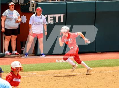 Thumbnail 3 in Santa Gertrudis Academy vs. Coahoma (UIL 3A Softball Final) photogallery.