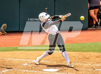 Thumbnail 2 in Santa Gertrudis Academy vs. Coahoma (UIL 3A Softball Final) photogallery.