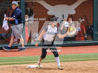 Thumbnail 2 in Santa Gertrudis Academy vs. Coahoma (UIL 3A Softball Final) photogallery.