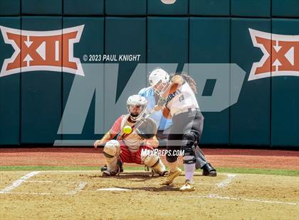 Thumbnail 3 in Santa Gertrudis Academy vs. Coahoma (UIL 3A Softball Final) photogallery.