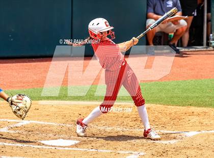 Thumbnail 1 in Santa Gertrudis Academy vs. Coahoma (UIL 3A Softball Final) photogallery.