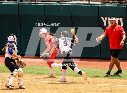 Thumbnail 1 in Santa Gertrudis Academy vs. Coahoma (UIL 3A Softball Final) photogallery.