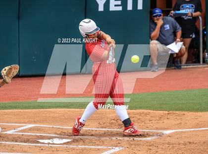 Thumbnail 3 in Santa Gertrudis Academy vs. Coahoma (UIL 3A Softball Final) photogallery.
