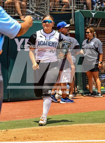 Thumbnail 2 in Santa Gertrudis Academy vs. Coahoma (UIL 3A Softball Final) photogallery.