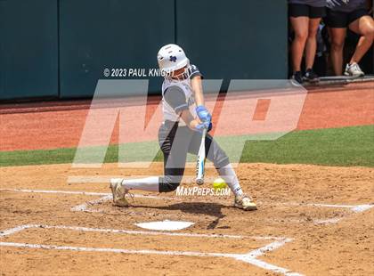 Thumbnail 2 in Santa Gertrudis Academy vs. Coahoma (UIL 3A Softball Final) photogallery.