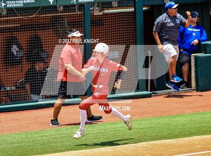 Thumbnail 1 in Santa Gertrudis Academy vs. Coahoma (UIL 3A Softball Final) photogallery.
