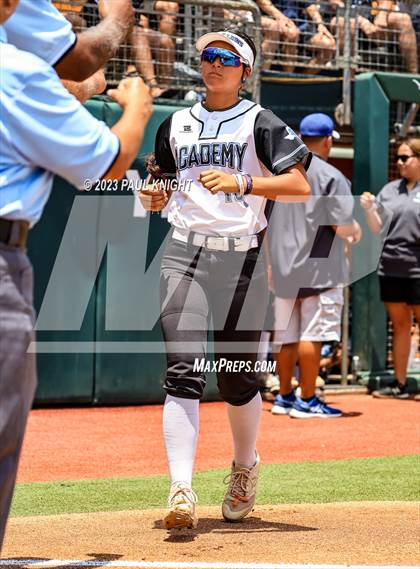 Thumbnail 2 in Santa Gertrudis Academy vs. Coahoma (UIL 3A Softball Final) photogallery.