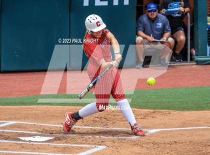 Thumbnail 3 in Santa Gertrudis Academy vs. Coahoma (UIL 3A Softball Final) photogallery.