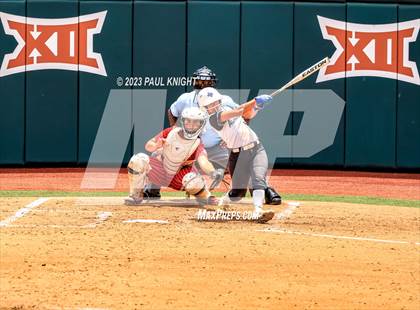 Thumbnail 2 in Santa Gertrudis Academy vs. Coahoma (UIL 3A Softball Final) photogallery.