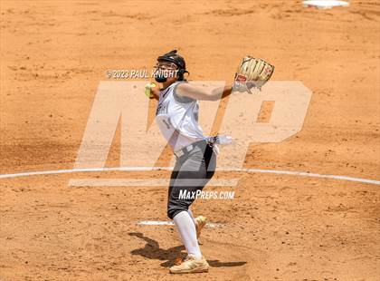 Thumbnail 3 in Santa Gertrudis Academy vs. Coahoma (UIL 3A Softball Final) photogallery.