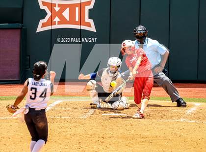 Thumbnail 3 in Santa Gertrudis Academy vs. Coahoma (UIL 3A Softball Final) photogallery.