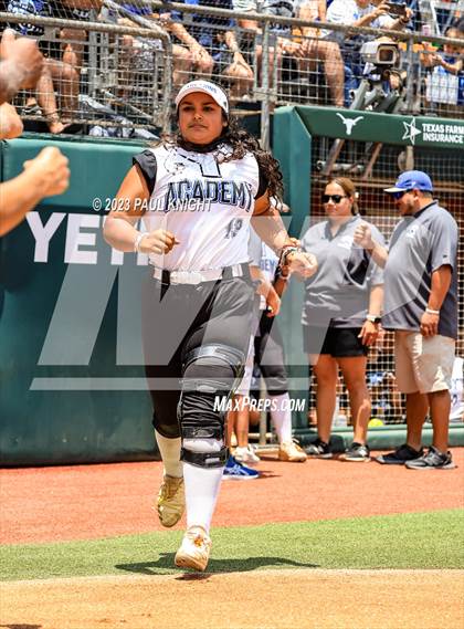 Thumbnail 2 in Santa Gertrudis Academy vs. Coahoma (UIL 3A Softball Final) photogallery.