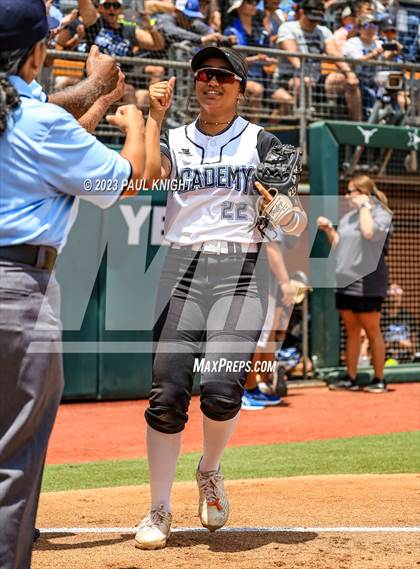 Thumbnail 2 in Santa Gertrudis Academy vs. Coahoma (UIL 3A Softball Final) photogallery.